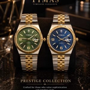 TIMAS Prestige Collection – Luxury Two-Tone Quartz Watch